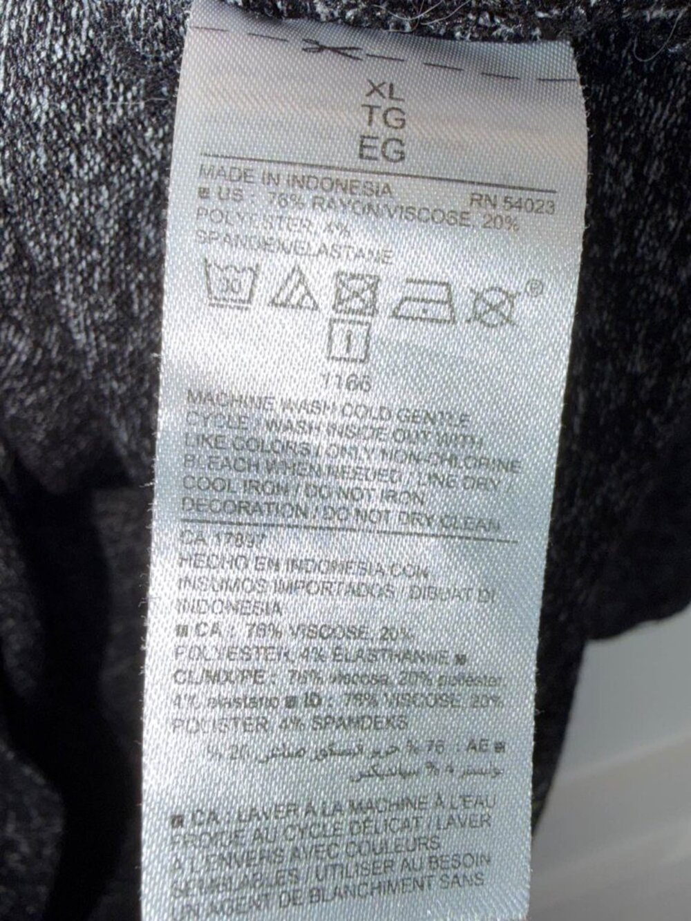 Old Navy Women's Heather Gray Long Sleeve Top XL Rayon Blend Crew Neck - Picture 4 of 8